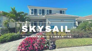 SkySail | Heritage Floor Plan by Neal Communities | Naples Florida New Construction Homes