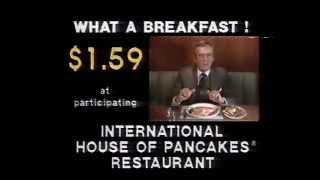 1979 International House of Pancakes TV commercial