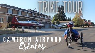 A Recumbent Trike Tour of Cameron Airpark Estates on the ICE VTX