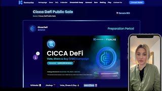 Cicca Defi Public Sale Обзор проекта #cicca