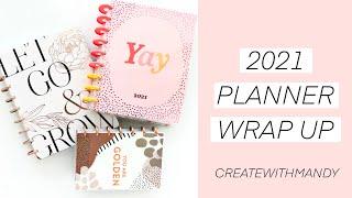 2021 Planner Wrap Up // CreatewithMandy