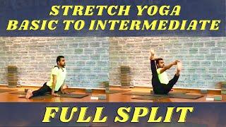 Yoga Stretching Exercises For Hips Opening 52 Minute (Full Splits) | With Master Sourav | Kiows.