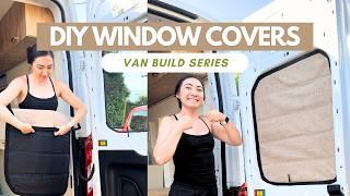 Easy DIY Window Covers (No Sewing) | Van Build Series (Ep. 25)