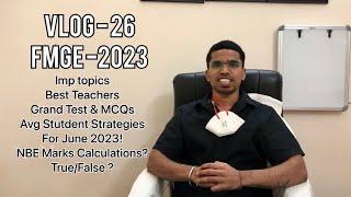 FMGE 2023 | Strategy, QnA, 1st Attempt | Osh State University | Harsh Dmc | Vlog -26