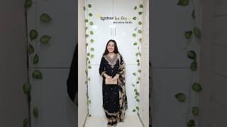 Prettiest suit from myntra | Diwali outfit  #shorts#diwalioutfit#festival#myntra#blacksuit#viral#yt