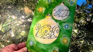 Easy DIY Watercolor Christmas Card for Beginners