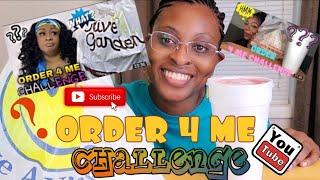 #ORDER4MECHALLENGE CREATED BY @TamzTable supporting@AceEats @TAGforShort@ShunnetteNicole