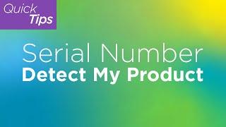 Serial Number: Detect My Product | Lenovo Support Quick Tips