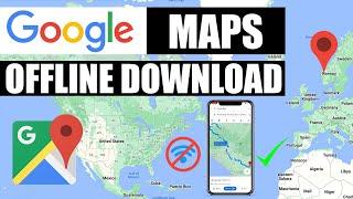 How to Download Google Maps Offline on iPhone 2023 | Use Google Maps with NO INTERNET!
