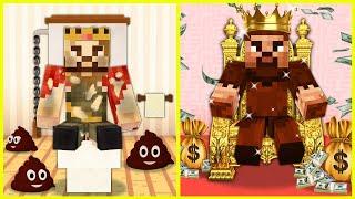 HER ŞEY TERSİNE DÖNDÜ, ZENGİN FAKİR OLDU, FAKİR ZENGİN OLDU!  - Minecraft ZENGİN FAKİR HAYATI