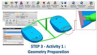 NX Easy Fill Advanced - STEP 3 : Geometry Preparation & Start Simulation (Activity 1)