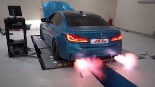 Bmw M5 F90 Stage 3 IB Performance - Fire Exhaust Dyno Insane