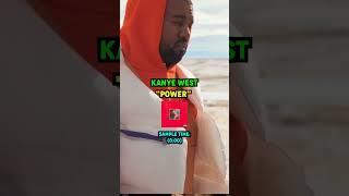 Kanye West Samples These Four Songs To Create, "Power!" #shorts