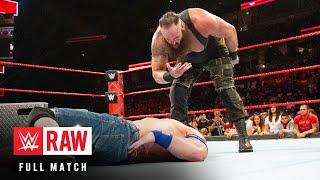 FULL MATCH: John Cena vs. Braun Strowman: Raw, September 11, 2017