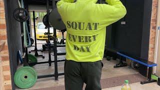 Squat everyday Day 1652: I ran today