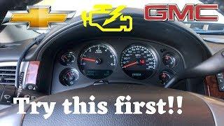 Chevy Truck Check Engine Light ON P0521 P0523