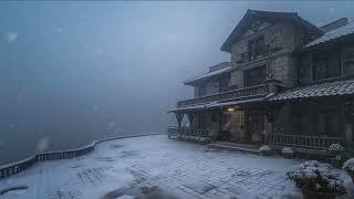 Frosty Wind Ambience & Heavy Snowfall in Mount Bazarduzu, Azerbaijan┇Blizzard Sounds for Sleeping