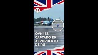 ¿Nave extraterrestre? Captan extraño objeto aterrizando en aeropuerto de Manchester en Reino Unido