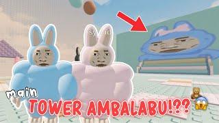 AMBAL4BU TOWER?!  Kocak Banget! Aku & Marsya Menjadi Ambalabu Yg Viral  | Roblox Indonesia  |