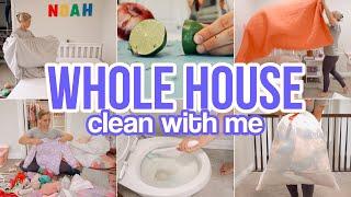 WHOLE HOUSE CLEAN WITH ME // CLEANING MOTIVATION // STAY AT HOME MOM MOTIVATION // BECKY MOSS
