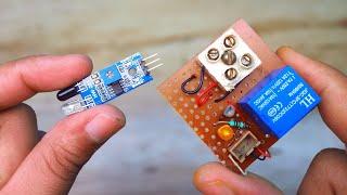 HOW TO MAKE  IR SENSOR WITH RELAY MODULE