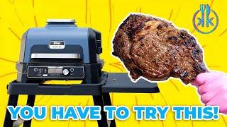 Steak Game Changer: Reverse Sear on Ninja Woodfire Grill!
