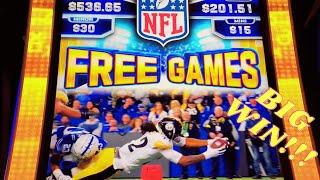 OUR BEST NFL SLOT WIN!! #slots #subscribe #casino #nfl #bonus