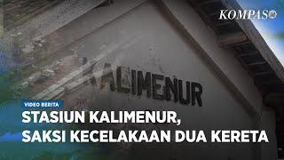 Stasiun Kalimenur Jadi Saksi Bisu Anjloknya Kereta Semeru