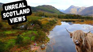 BEST VIEWS In SCOTLAND Wild Parking Glencoe Mountains Vanlife uk