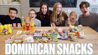 AMERICAN KIDS TRY DOMINICAN SNACKS FOR THE FIRST TIME | SNACKS & TREATS FROM THE DOMINICAN REPUBLIC