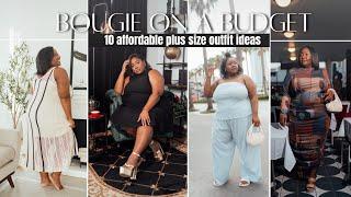 BOUGIE on a BUDGET OUTFIT IDEAS | PLUS SIZE EDITION | How to style a large belly | FROMHEADTOCURVE