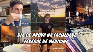 Study vlog | Dia de prova na faculdade federal de medicina