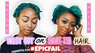 HAIR: Twist Out Fail On Short-ish 4C Natural Hair | Candace Hampton