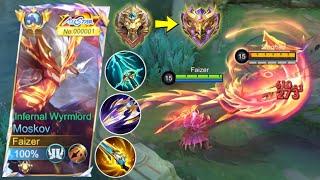 MOSKOV SOLO HIGH RANK MATCH NEW BROKEN DAMAGE BUILD!! (EXPLAINED RECOMMENDED) - MLBB