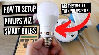 How To Set Up Philips Wiz Smart Light Bulb : Better Than Philips Hue?