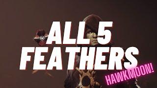 All 5 Feather Locations for Hawkmoon Quest! Season of the Hunt | Destiny 2