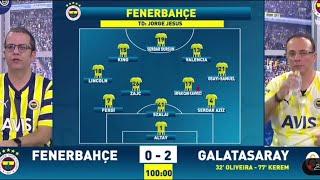 Fenerbahçe 0-3 Galatasaray Fbtv gol anları  tepki anları ağlama anları  #fbtv