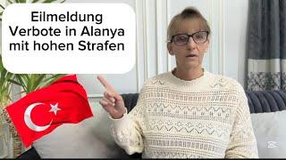 Alanya neue verbote mit hohen Strafen. In der Beschreibung der Artikel