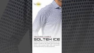 SanSoleil UV50 Cooling Apparel | SOLTEK ICE L/S US ALE POLO  #skincare #golfapparel   #golf