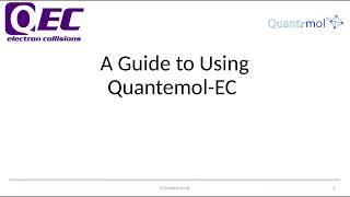 Quantemol-EC (1.2) - An Introduction and Tutorial