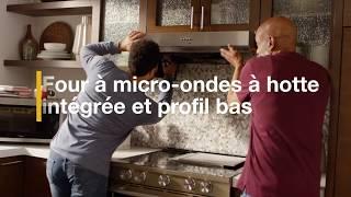 Micro-ondes à hotte intégrée à profil bas de Whirlpool - Installation