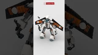 LEGO ROBOT: Future Flyer  Satisfying Building Animation #shorts #legomech #legospeedbuild