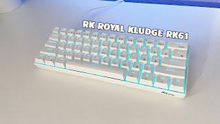 Small BUDGET RGB Gaming Mechanical Keyboard Unboxing and Features, RK ROYAL KLUDGE RK61