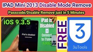 ALL iPADS FIXED: "iPad is disabled connect to iTunes” By 3utools Free 2025