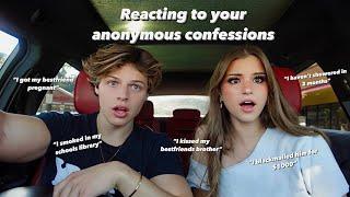 REACTING TO YOUR ANONYMOUS CONFESSIONS