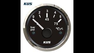 KUS Sea K KPFR oil pressure connecting display