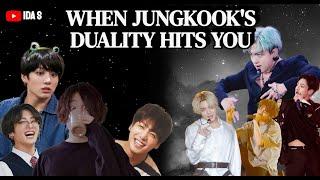 When Jungkook's duality hits you