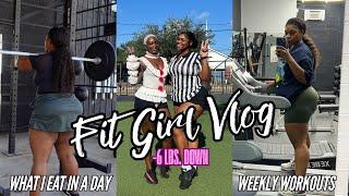 DOWN 6LBS. IN 3 WEEKS| What I Eat In A Day +Workouts+ GYM Werk Halloween Bootcamp| FIT GIRL VLOG