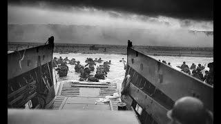 Original D-Day footage US Troops storming the Beaches of Normandy