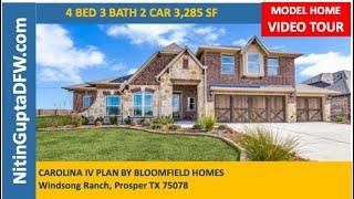 Carolina IV Plan By Bloomfield Homes in Windsong Ranch in Prosper, TX